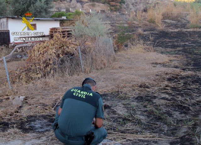 La Guardia Civil investiga a dos personas por un incendio forestal ocurrido en Blanca - 2, Foto 2