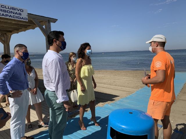 La bandera de Turismo Seguro ondea en las playas de San Javier y San Pedro del Pinatar - 4, Foto 4