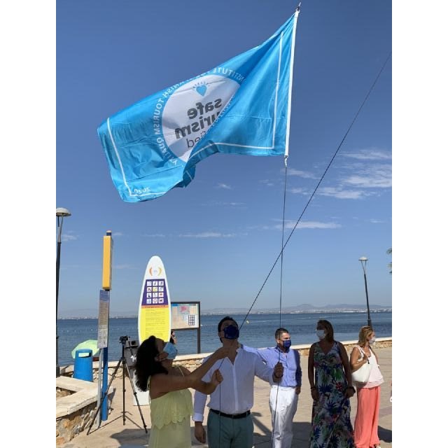 La bandera de Turismo Seguro ondea en las playas de San Javier y San Pedro del Pinatar - 2, Foto 2