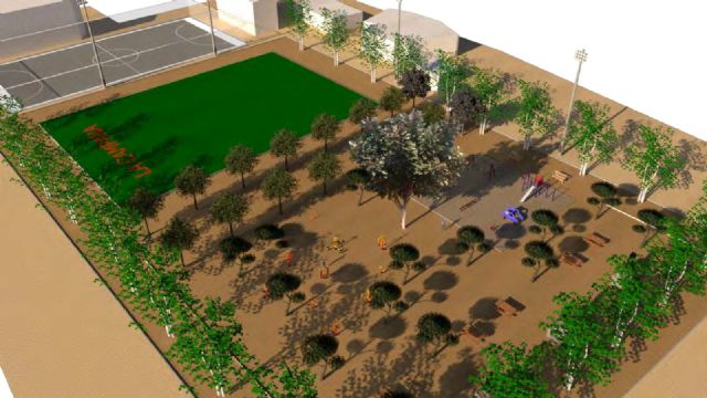 El Ayuntamiento de Lorca avanza en la ejecución de los trabajos para la construcción de una gran zona de ocio en La Campana que contará con un parque y una pista multiusos - 3, Foto 3