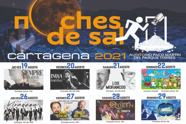 Canciones de Luis Miguel e India Martínez y diversión con Los Morancos y Drilo el cocodrilo este fin de semana en Cartagena - 1, Foto 1