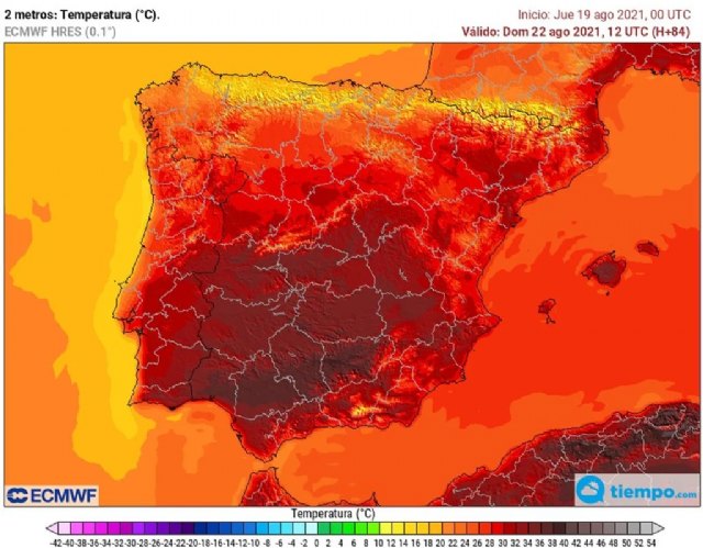 Se alcanzarán los 40 ºC en puntos del valle del Guadalquivir durante el domingo, Foto 1