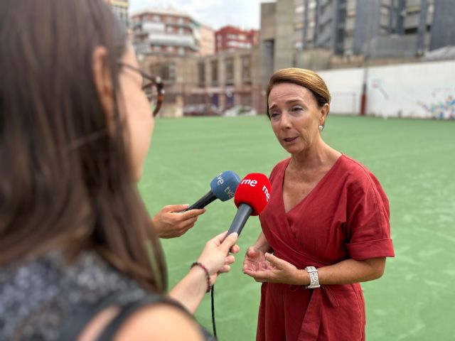 El Ayuntamiento de Murcia renueva la pista polideportiva del CEIP San Pablo para garantizar la seguridad y el uso escolar y deportivo - 2, Foto 2