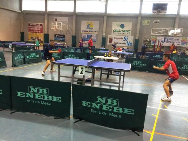El mazarronero Miguel Ortiz obtiene el ttulo juvenil en el Open Ciudad de Lorca de tenis de mesa, Foto 1