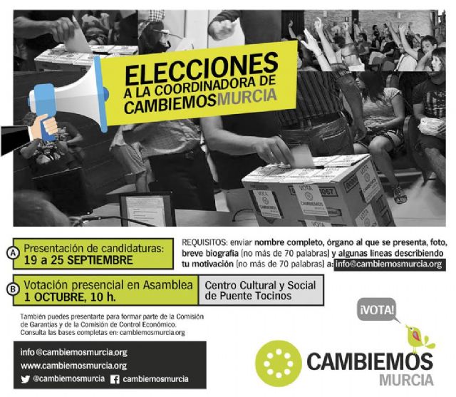 Cambiemos Murcia renovará sus órganos en un proceso abierto y participativo - 1, Foto 1
