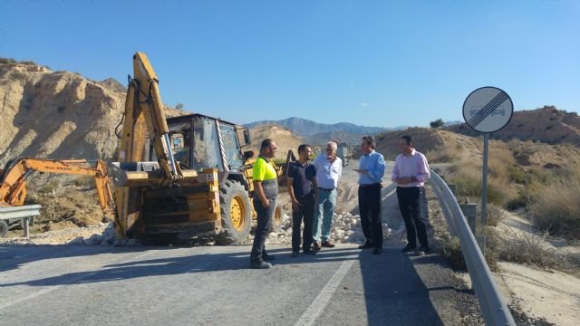 Fomento invierte más de 72.000 euros en la mejora de la carretera que une Baños de Fortuna con la carretera de Barinas, en Abanilla - 1, Foto 1