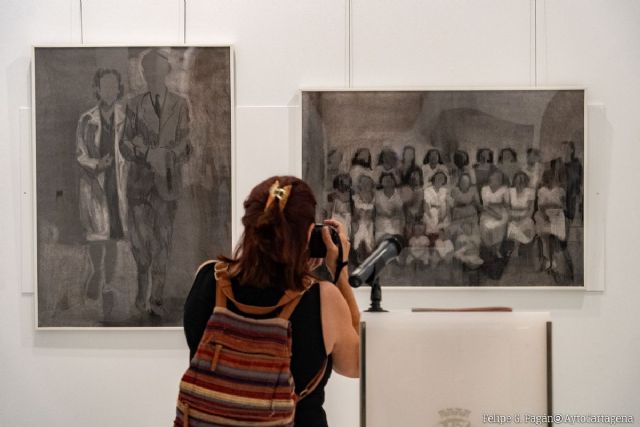 La Sala Subjetiva del Palacio Consistorial muestra dibujos y grabados que reinterpretan fotografías de archivo - 1, Foto 1