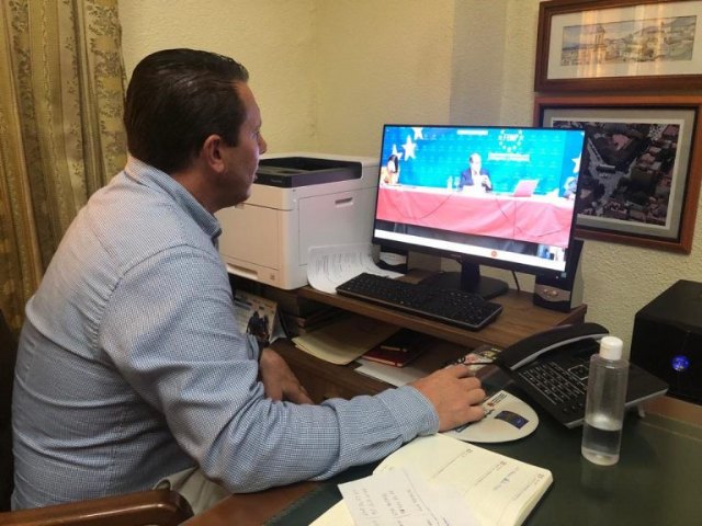 Juan Jesús Moreno participa en una reunión informativa sobre la situación de la pandemia junto a los ministros de Sanidad y Política Territorial - 1, Foto 1