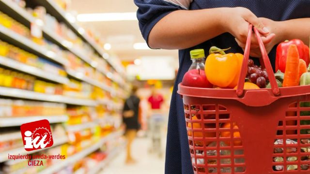 IU-Verdes de Cieza apoya poner un tope a los precios de los alimentos básicos - 1, Foto 1
