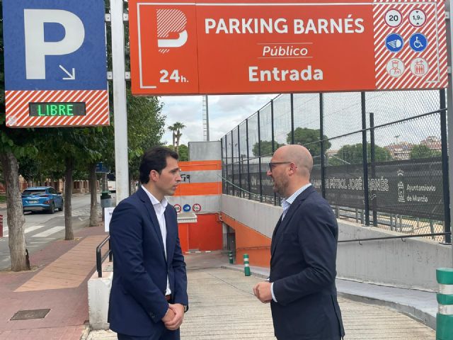 El aparcamiento José Barnés se convierte en el primer disuasorio subterráneo del municipio de Murcia - 1, Foto 1