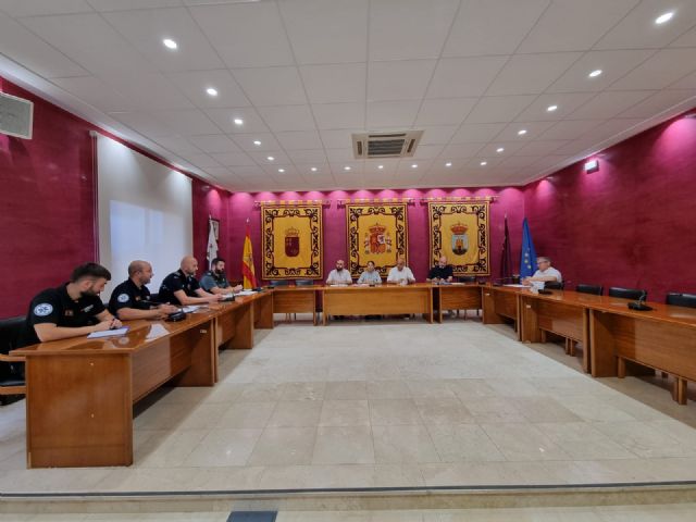 Se reúne la Junta Local de Seguridad para coordinar el dispositivo especial 'Fiestas de Bullas' - 1, Foto 1
