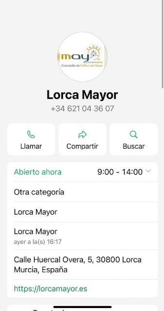 La Concejalía del Mayor activa el chat de WhatsApp Cercanos para facilitar la inscripción en talleres y actividades para los mayores del municipio - 1, Foto 1