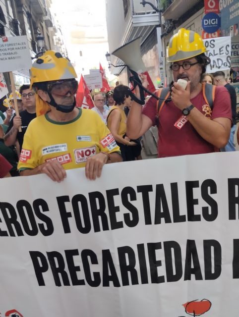 CCOO convoca nueva concentración en las Brigadas Forestales ante la inacción del Consejero de Medio Ambiente a solucionar la problemática de este sector - 1, Foto 1
