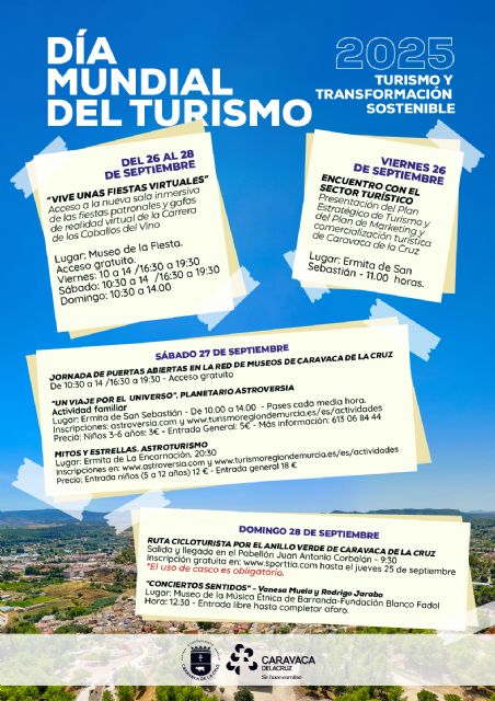 Caravaca celebra el Día del Turismo con propuestas innovadoras y abiertas a la ciudadanía - 1, Foto 1