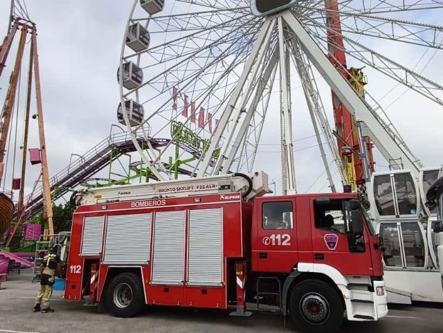 Emergencias acompaña al personal de Bomberos durante la comprobación de la accesibilidad de los equipos materiales al recinto ferial del Huerto de la Rueda - 4, Foto 4