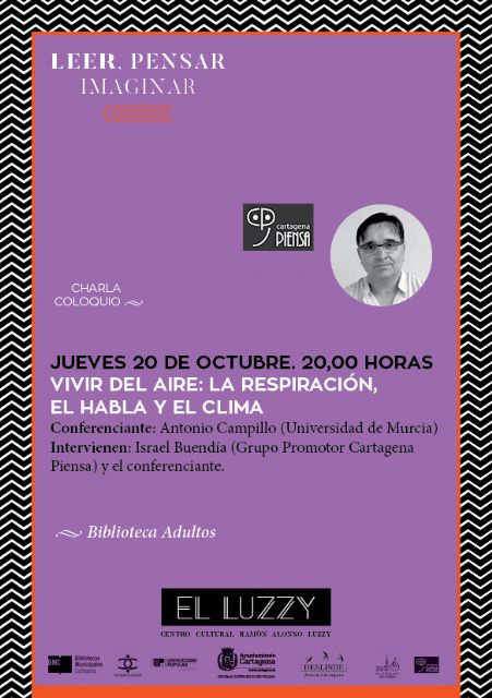 Antonio Campillo dará una charla el jueves sobre la respiración, el habla y el clima en el Luzzy - 2, Foto 2