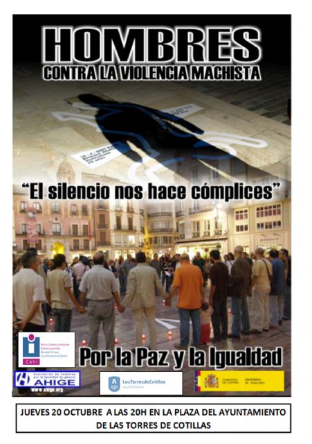 AHIGE organiza en Las Torres de Cotillas un acto, para mostrar el rechazo a la violencia de género - 1, Foto 1