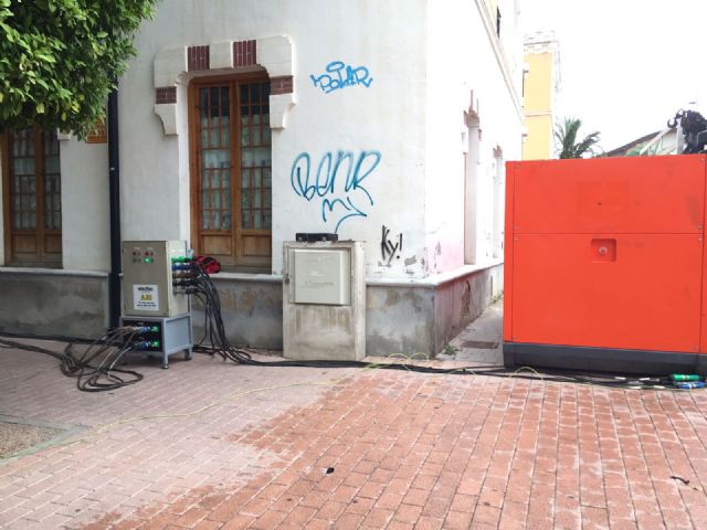 Ahora Murcia denuncia importantes riesgos para los usuarios de los espacios del Cuartel de Artillería y para los peatones cuando se montan grandes eventos en su patio - 2, Foto 2