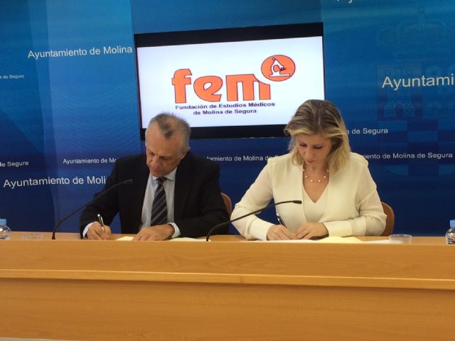 El Ayuntamiento de Molina de Segura firma un convenio de colaboración con la Fundación de Estudios Médicos para promocionar actividades de divulgación - 2, Foto 2