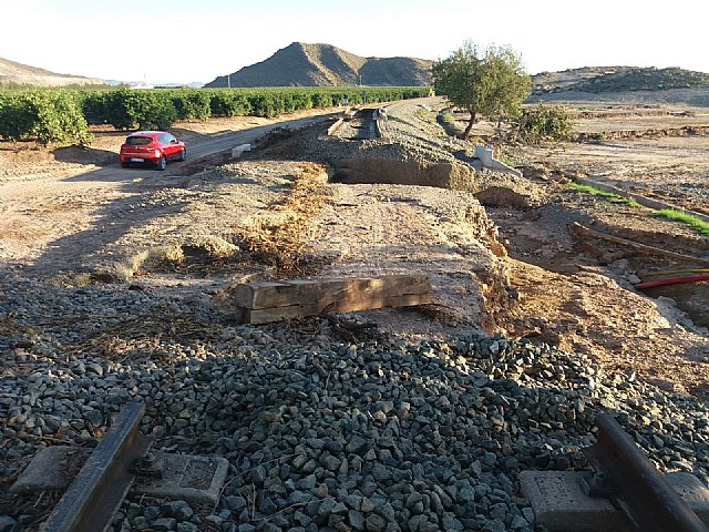 Adif restablecerá mañana domingo el tráfico ferroviario entre Lorca-Águilas - 1, Foto 1