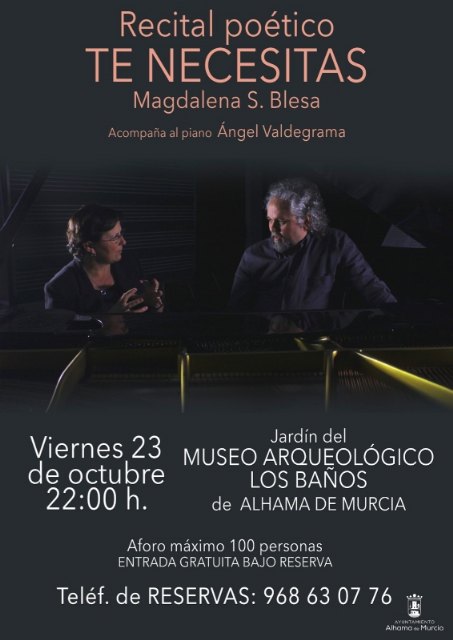 Te necesitas, un recital de Magdalena S. Blesa este viernes en el Museo Arqueológico - 1, Foto 1