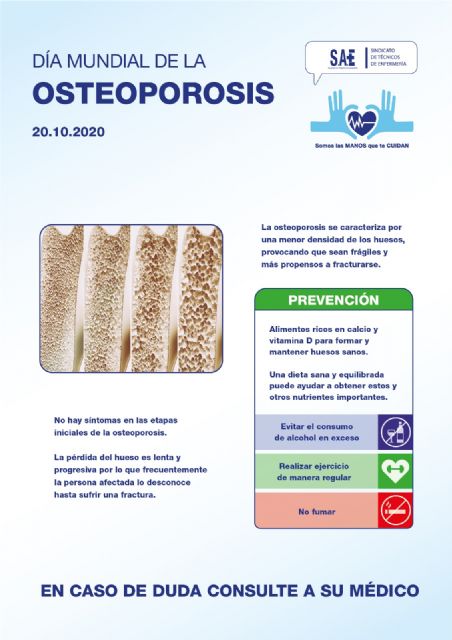 20 de octubre, Día Mundial de la Osteoporosis - 1, Foto 1