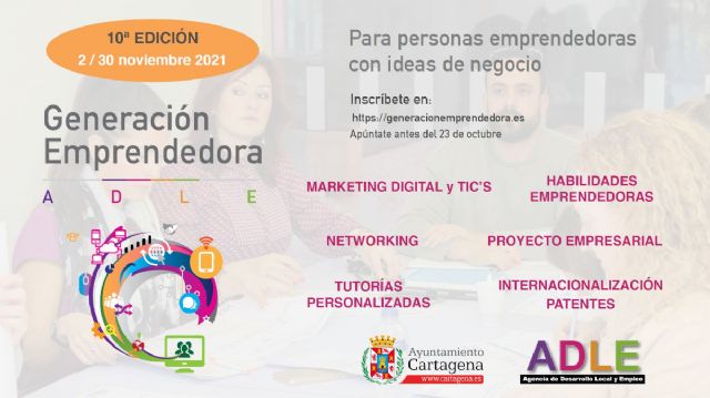 La ADLE abre el plazo para participar en la décima edición de Generación Emprendedora Creación - 1, Foto 1
