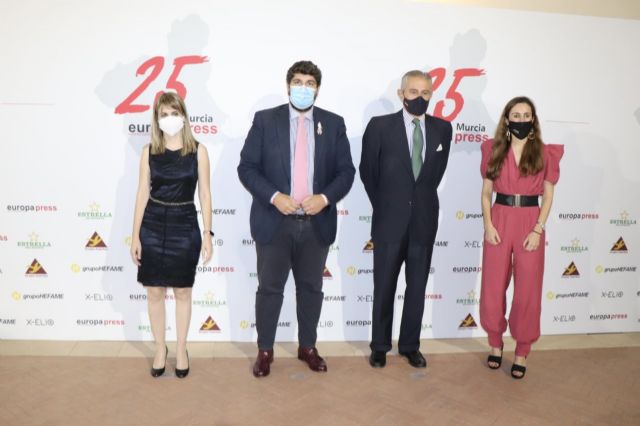 López Miras destaca en el 25 aniversario de Europa Press la garantía de fiabilidad de las agencias de noticias - 1, Foto 1