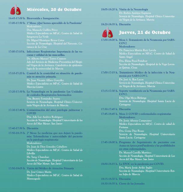 Médicos de toda la región debaten sobre los efectos de la Covid-19 en las VI Jornadas de Patología del Aparato Respiratorio - 2, Foto 2