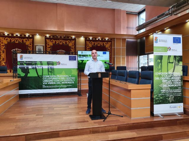 Arrancan las obras de construcción de la conexión peatonal y ciclable del centro urbano de Molina de Segura con la Huerta y la Vía Verde del Noroeste - 2, Foto 2