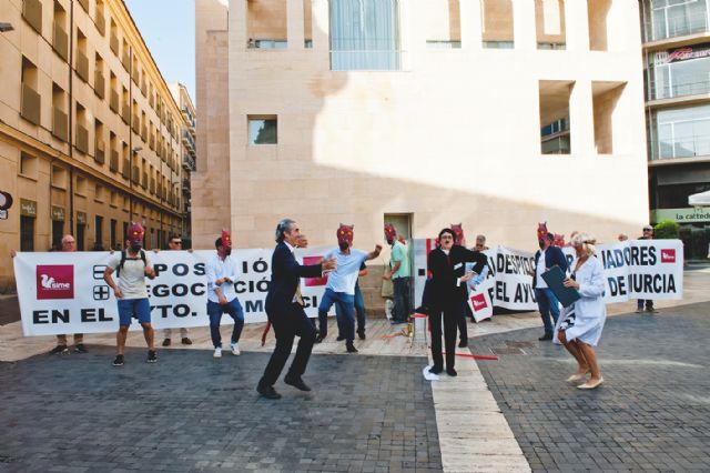 El SIME denuncia las trabas del Ayuntamiento de Murcia a la realización de las concentraciones del sindicato aprobadas por la delegación del gobierno - 1, Foto 1