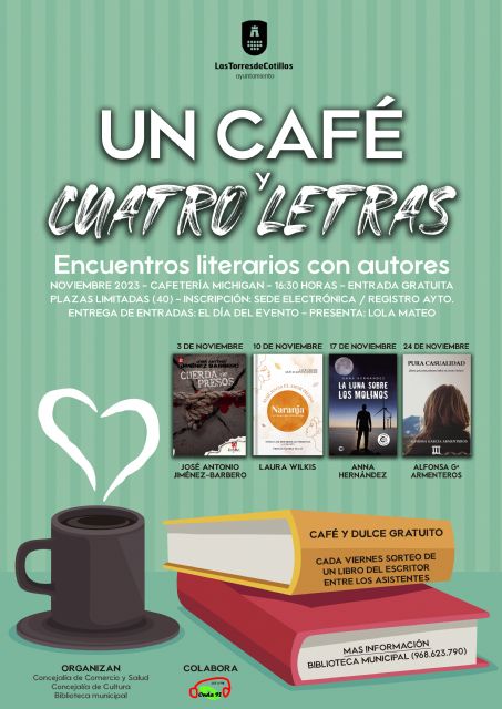 Un café y cuatro letras, un ciclo para disfrutar cara a cara la literatura - 1, Foto 1