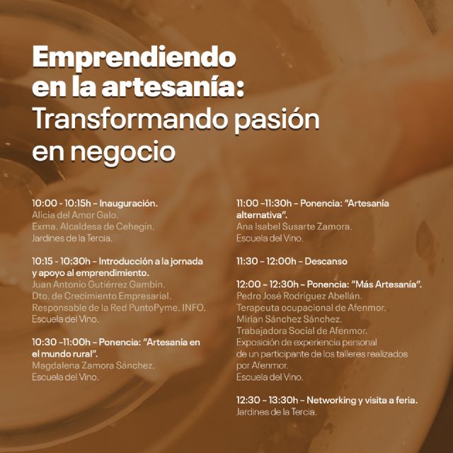 Presentación de la Jornada Emprendimiento en la Artesanía: Transformando Pasión en Negocio - 3, Foto 3