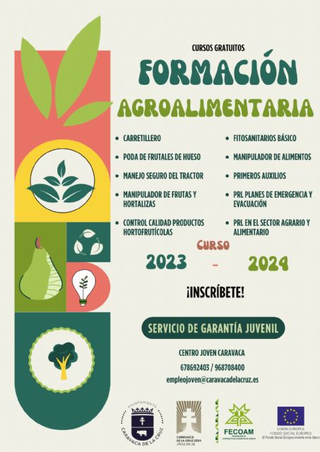 El Ayuntamiento de Caravaca y FECOAM lanzan una programación de diez cursos relacionados con el sector agroalimentario - 4, Foto 4
