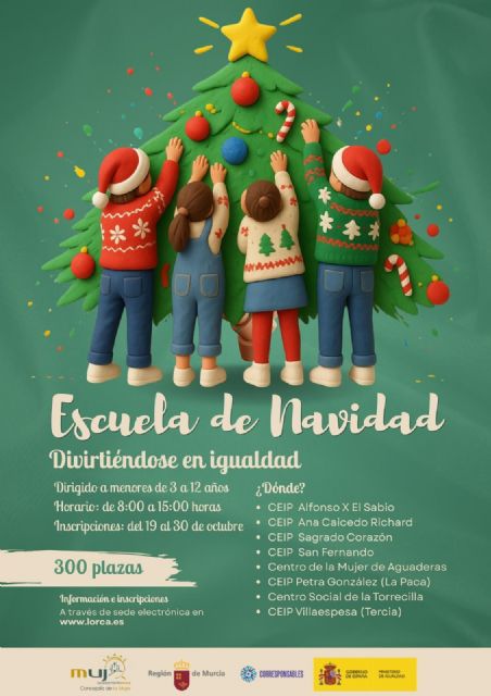 Las 'Escuelas de Navidad: divirtiéndose en igualdad' de Lorca abren este lunes el plazo de solicitud para sus 300 plazas - 2, Foto 2