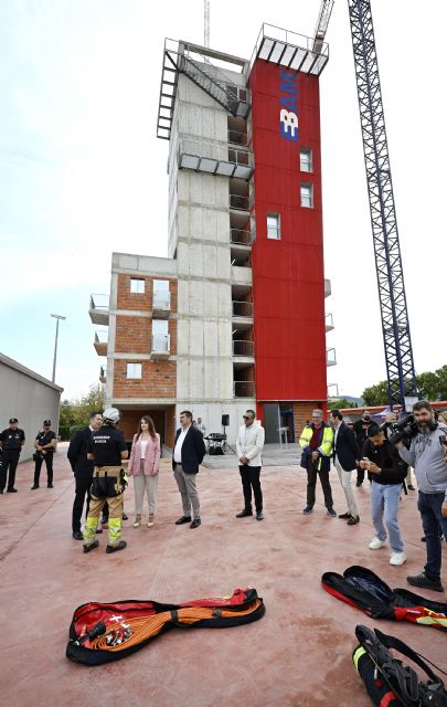 La Escuela de Bomberos de Murcia amplía sus instalaciones con la torre de prácticas más alta de España - 3, Foto 3