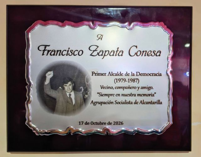 El PSOE de Alcantarilla recuerda al alcalde Paco Zapata como compañero, vecino y amigo - 4, Foto 4
