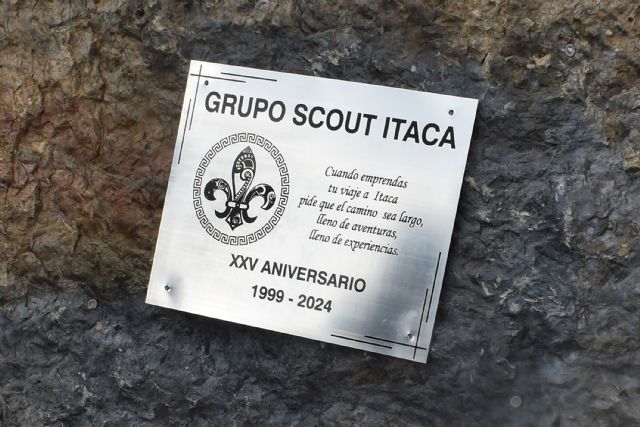 El grupo scout Ítaca celebra su 25&deg; aniversario con una placa conmemorativa en el parque de la Antena - 2, Foto 2