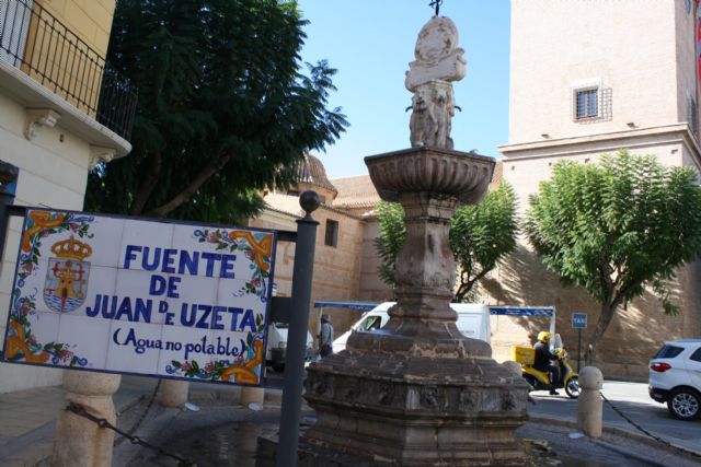 The Ministry of Tourism and Culture will subsidize with 60,000 euros the restoration works of the Juan de Uzeta fountain, Foto 2