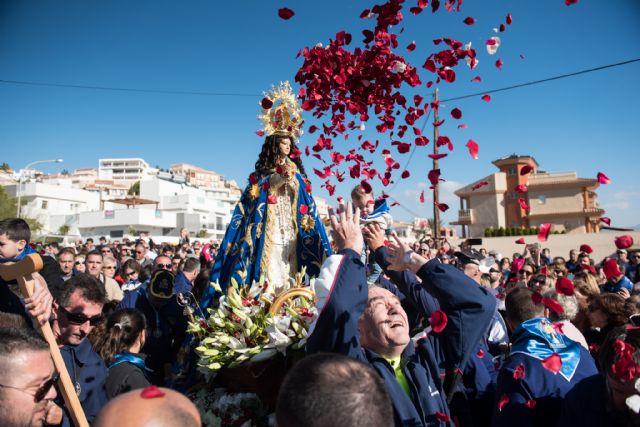 Mazarrn arropa a la Virgen del Milagro en su regreso a Bolnuevo, Foto 4