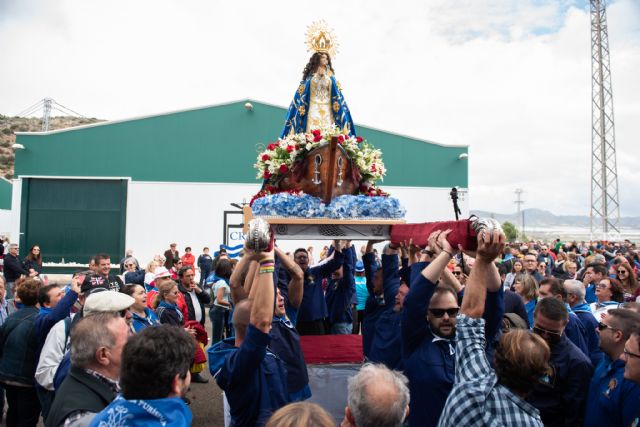 Miles de romeros acompañan a la Purísima Concepción hasta la ermita de Bolnuevo - 3, Foto 3