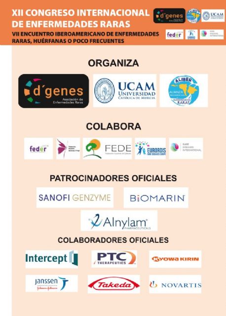 D´Genes agradece a colaboradores y patrocinadores su apoyo al XII Congreso Internacional de Enfermedades Raras - 2, Foto 2