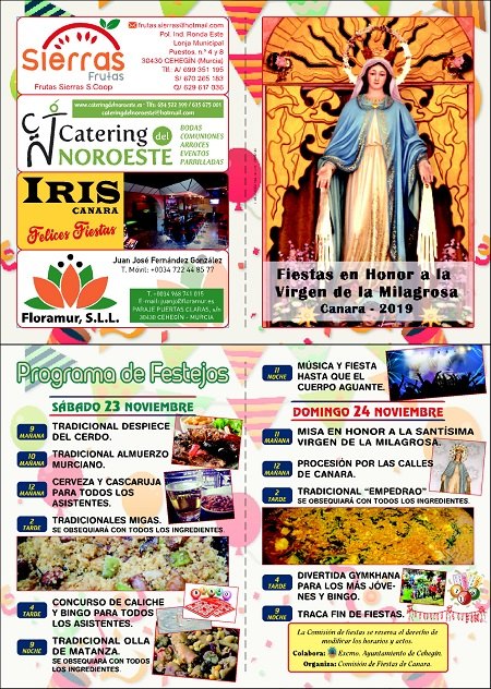 Canara celebrará las fiestas de La Milagrosa este fin de semana - 1, Foto 1