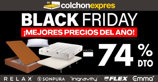 Colchón Exprés comienza sus ofertas en colchones Black Friday - 1, Foto 1
