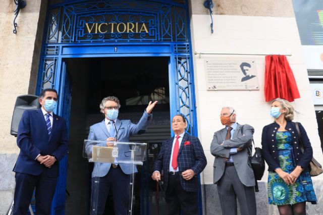 Murcia homenajea a Marie Curie con la instalación de una placa conmemorativa en el edificio Reina  Victoria - 4, Foto 4