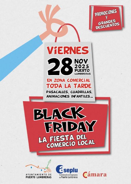 Puerto Lumbreras celebrará la gran fiesta del comercio local con pasacalles, danza, animación infantil y un trenecito que recorrerá los establecimientos del municipio este 28 de noviembre - 2, Foto 2