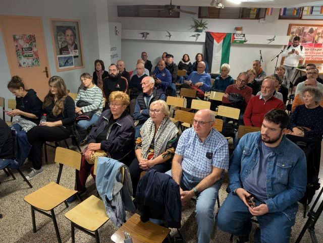 IU-Verdes y el PCE celebran actos públicos en Molina de Segura y Totana contra el genocidio de Palestina con Manu Pineda - 4, Foto 4