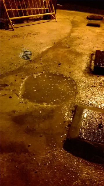 IU-V achaca las filtraciones en viviendas del Calvario Viejo a las obras de remodelación de Ferrovial - 1, Foto 1