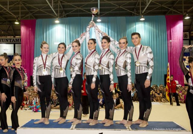 La Gimnasia Estetica de Cartagena se adelanta en la clasificacion de la Copa de España - 1, Foto 1