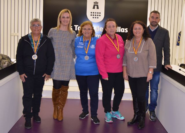 Recepción oficial a las féminas del club 'Petanca La Salceda', subcampeonas de la Primera División de la Liga Nacional de clubes - 2, Foto 2